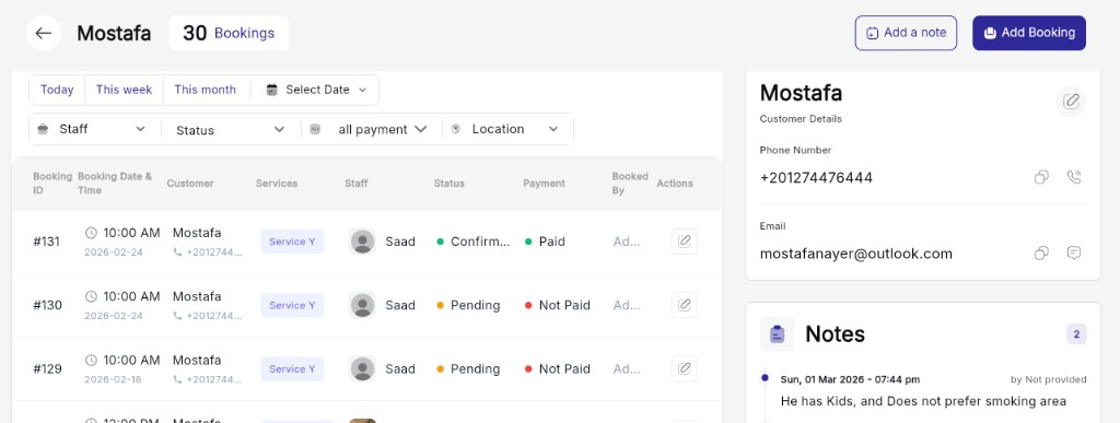 CRM — Customer Management